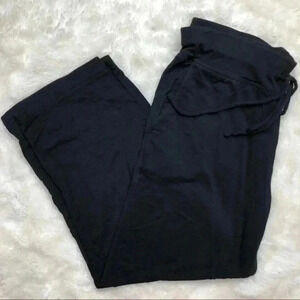 Secret Treasures Black Drawstring Capri Pants MED